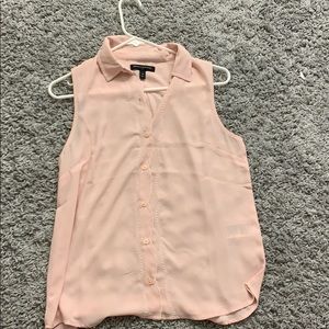 Blush Pink Banana Republic Blouse